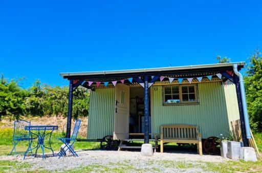 Pen Bryn Shepherd Hut Hay-On-Wye Eksteriør billede
